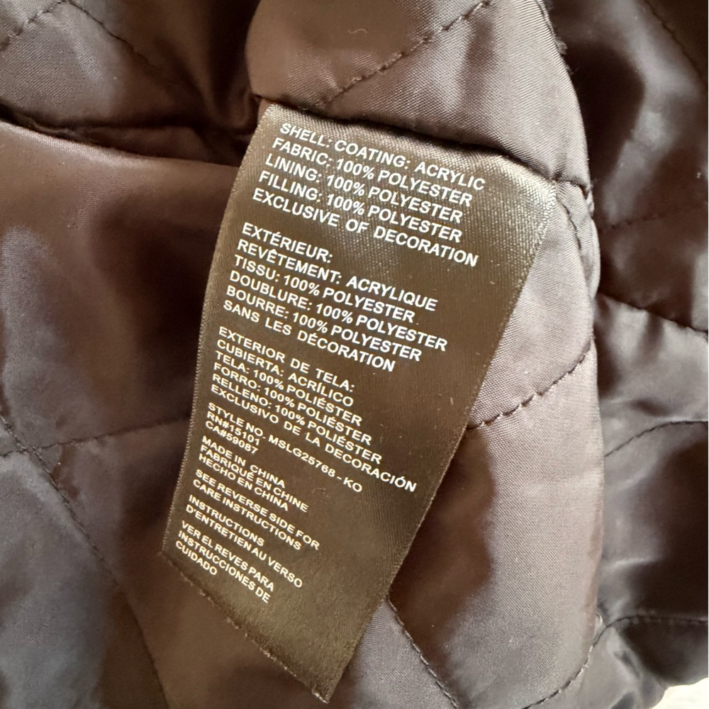 MODERN SUPPLY BY SANCTUARY HOODED WAXED JACKET BARN CHORE COAT‎ CORDUROY COLLAR - Picture 16 of 16
